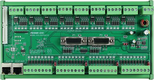 32- punto input\/32- output Point (transistor) IO Module ESC-I32O32A 2- V2